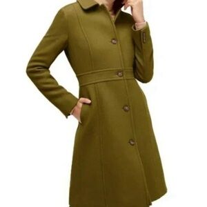 J. Crew Olive Green Pea Coat